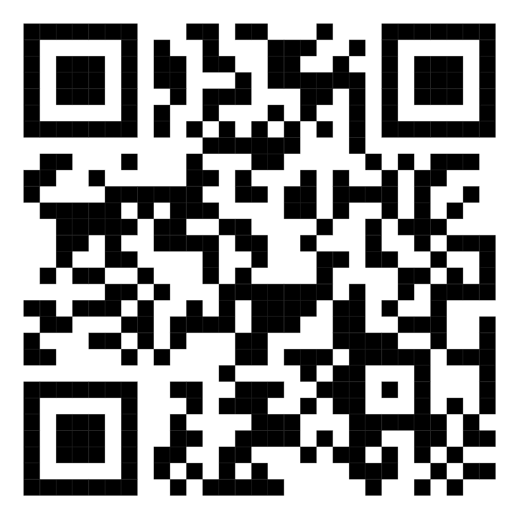 QR code to access the registration form